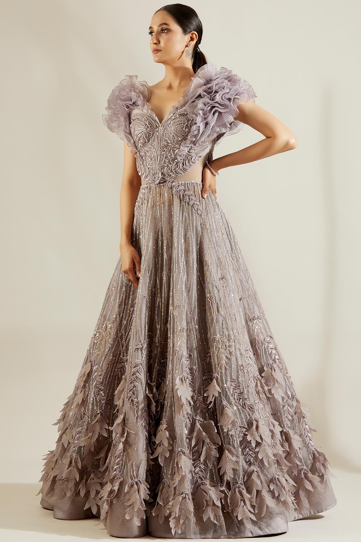 Gold Haute Couture Ball Gown Vintage Quinceanera Dresses FD1604 viniod –  Viniodress